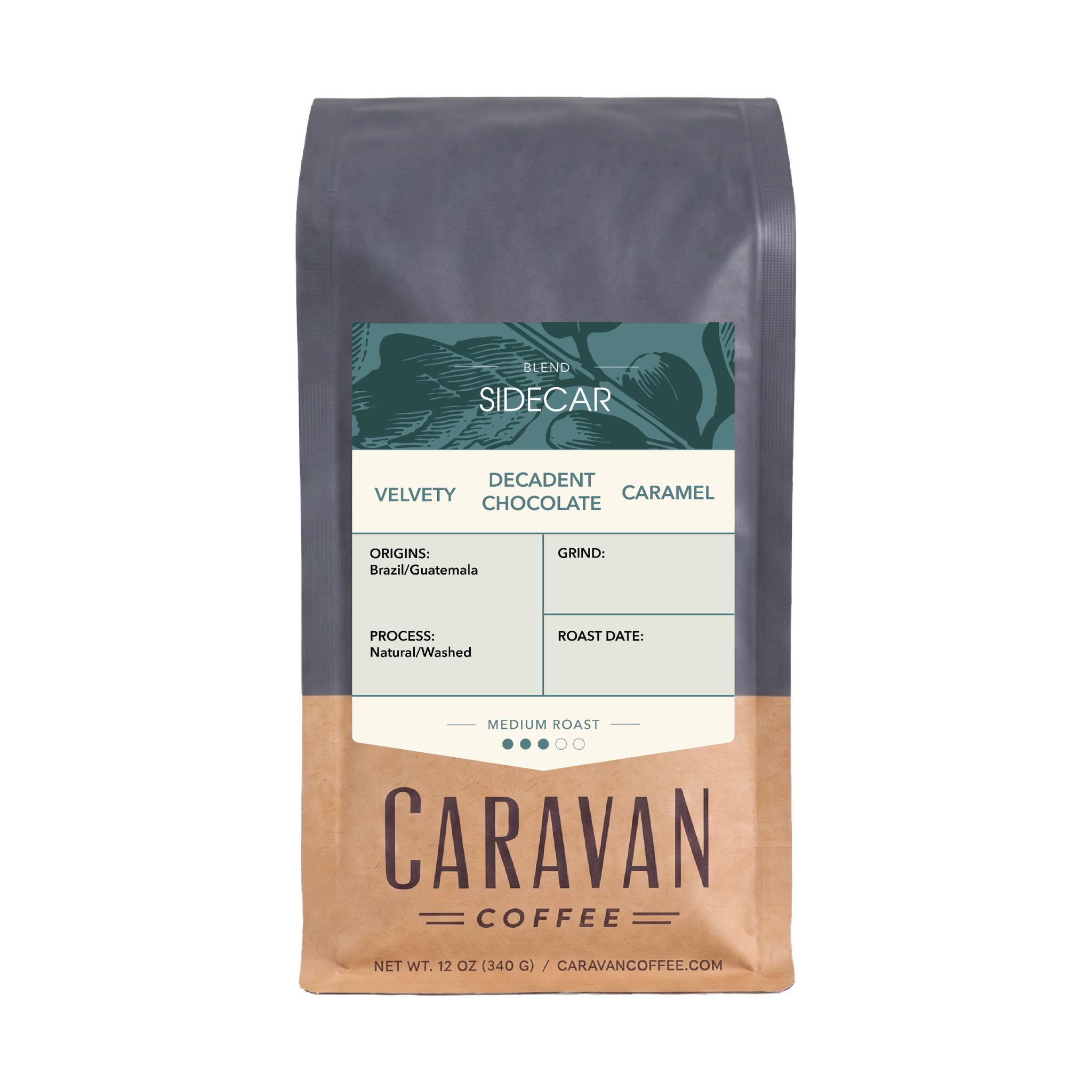 Sidecar Medium Roast Blend - Socially Conscious - Caravan Coffee