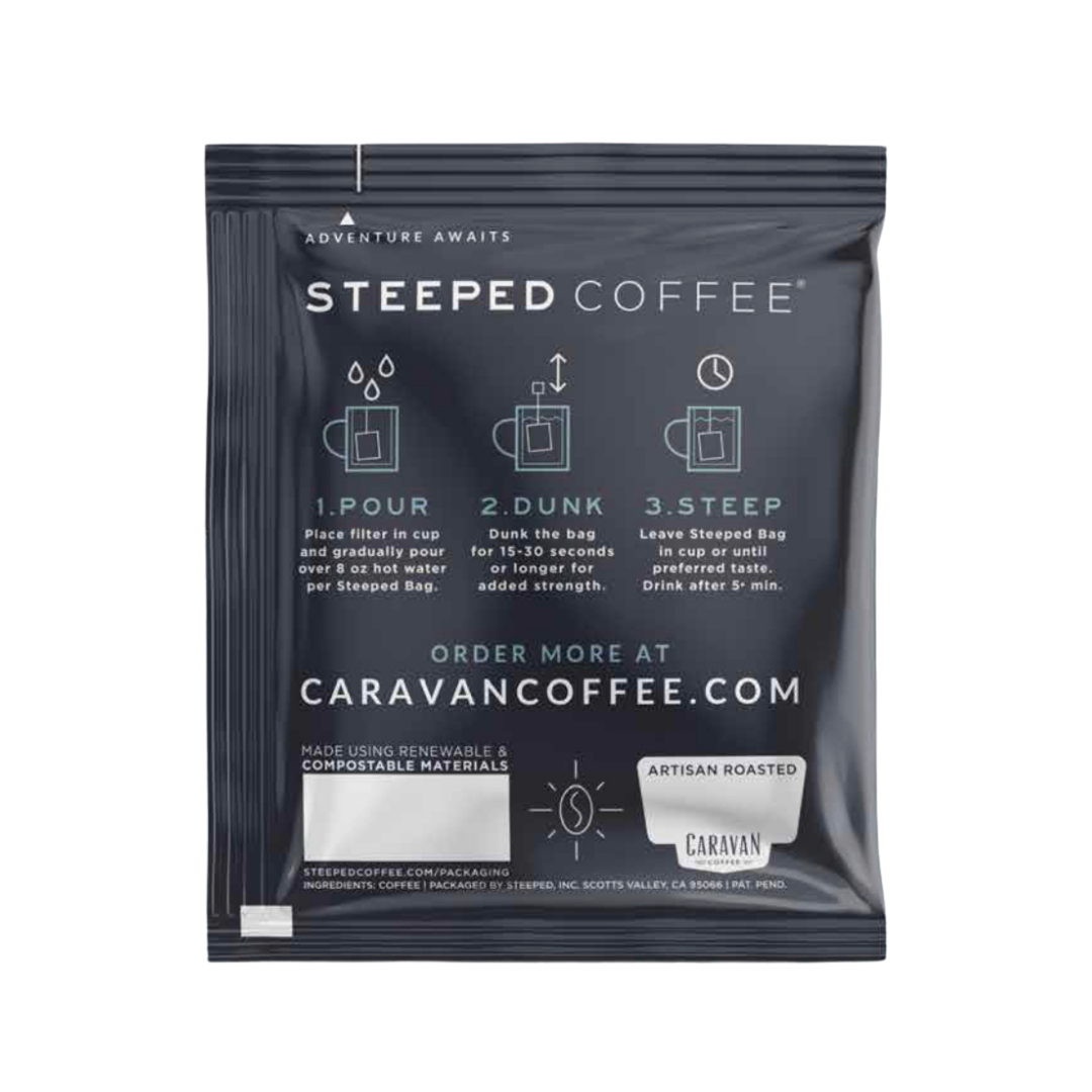 Basecamp Single-Serve Steeped Packets - Caravan Coffee