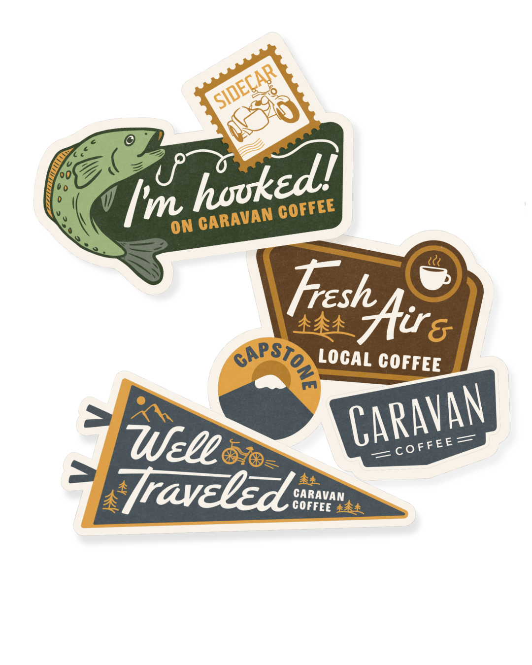 Well Traveled Sticker Collection