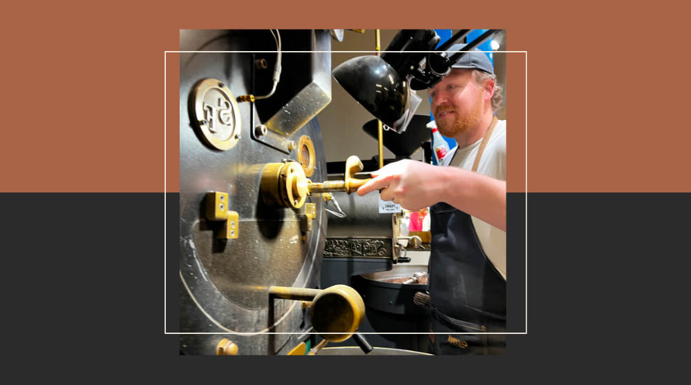 Person working on a mechanical component with a brown border