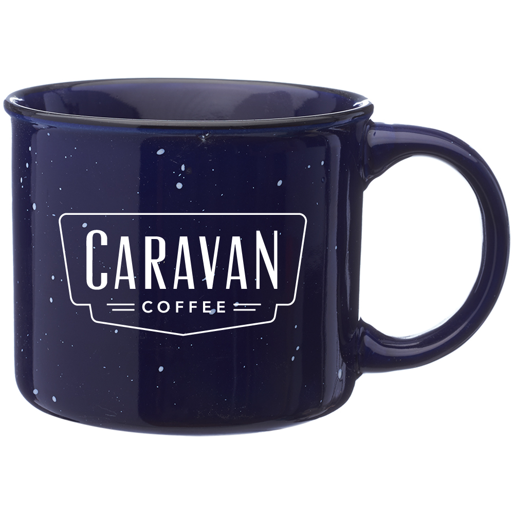 Stoneware Camp Mug, Blue